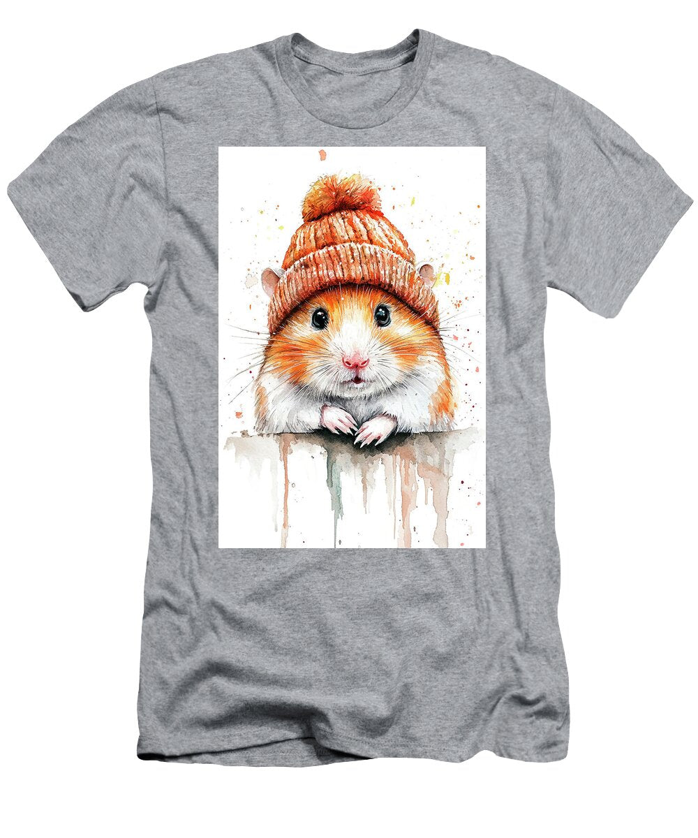 2 a Hamster Wearing a Beanie Lowell Harann T-Shirt