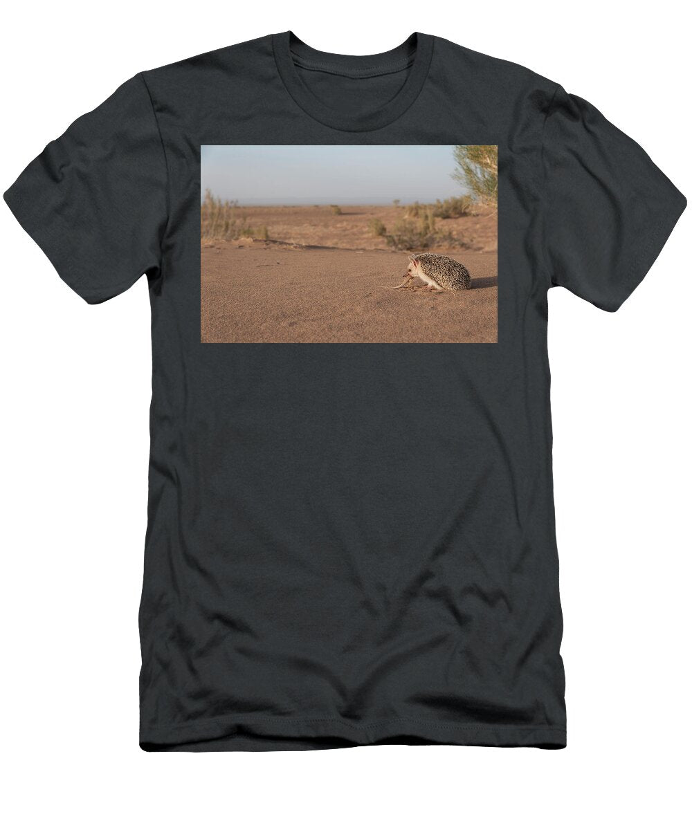 2 Long Eared Hedgehog Gobi Desert Mongolia Valeriy Maleev Natureplcom T-Shirt