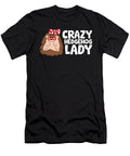 3 Crazy Hedgehog Lady Funny Hedgehog Eq Designs T-Shirt