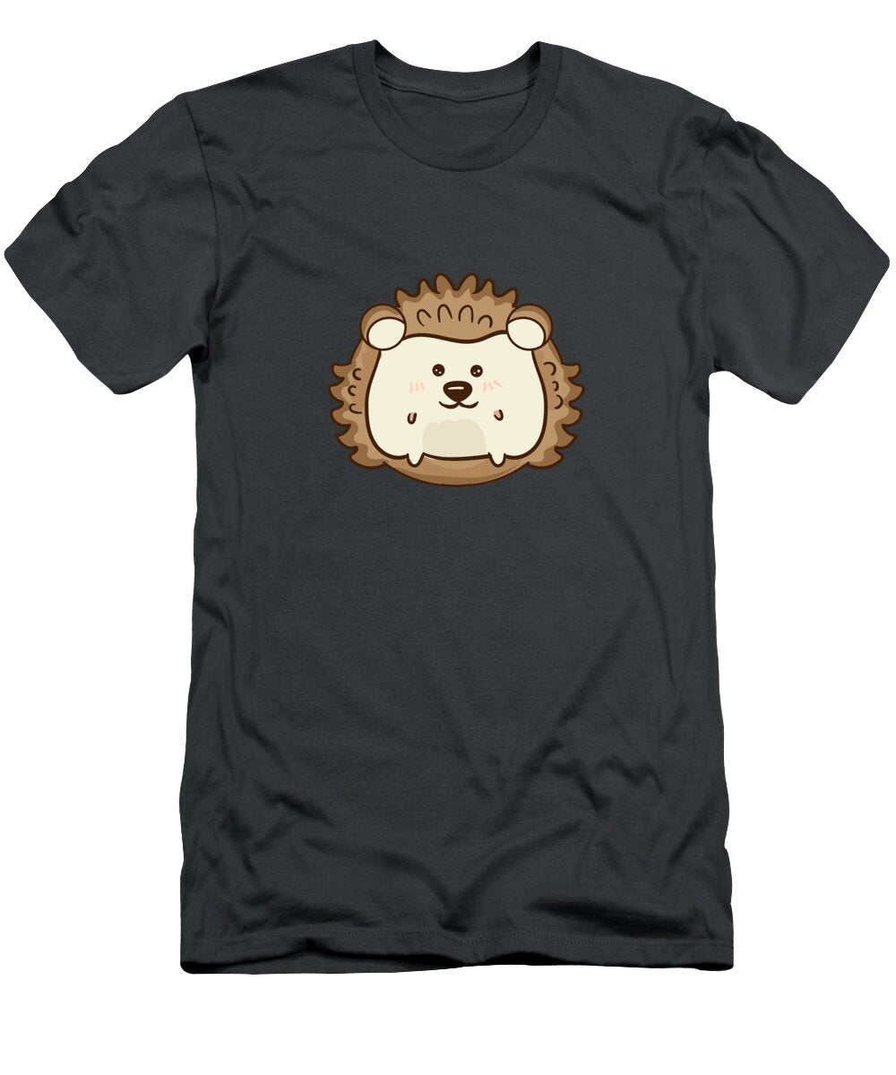3 Cute Cute Hedgehog Motif Ari Shok T-Shirt