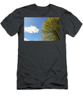 Blue Sky Small Cloud and a Yellow Colored Tree Johan Ferret T-Shirt