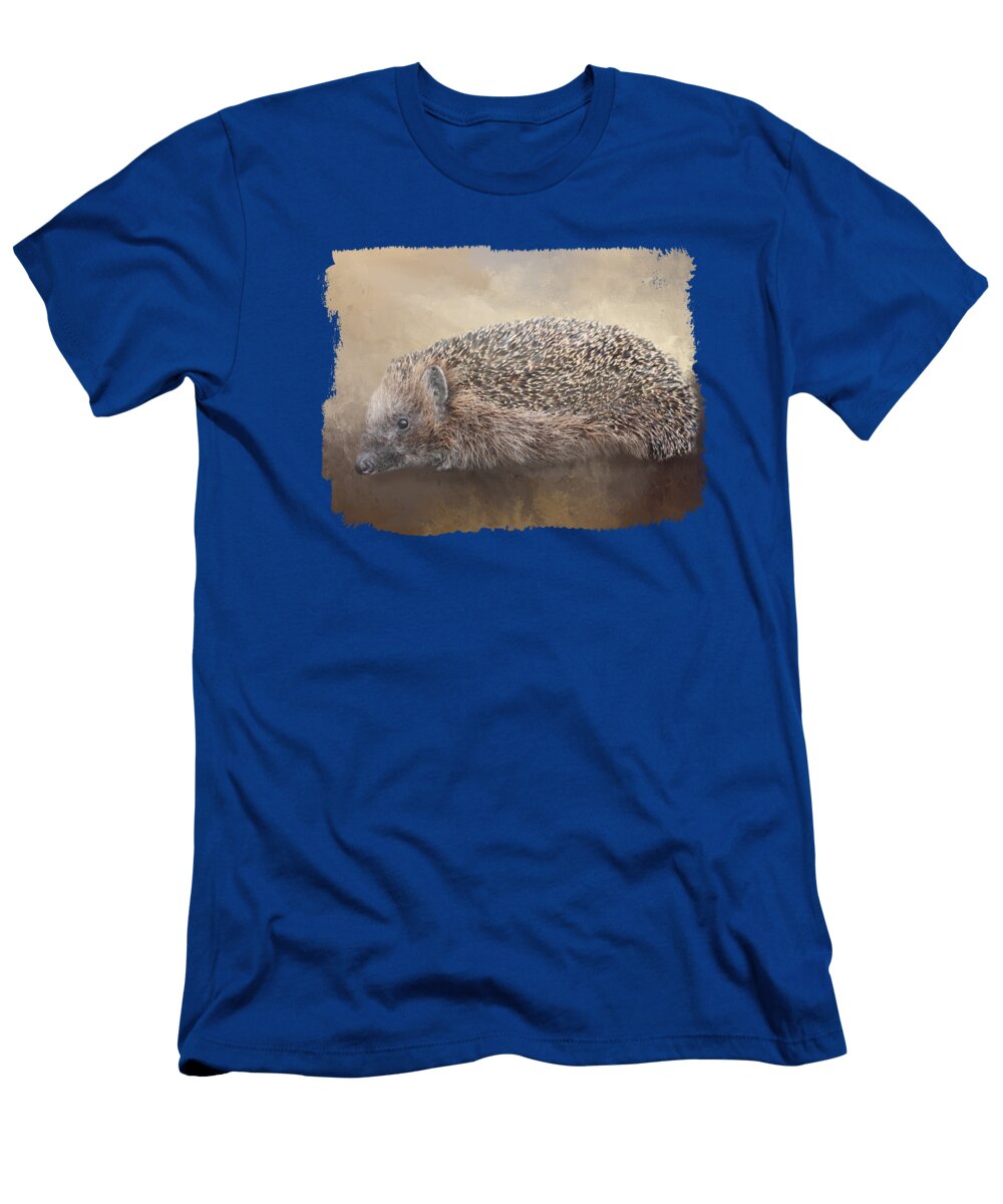 Brown Hedgehog Elisabeth Lucas T-Shirt
