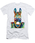 Colorful Donkey Art Mr Personality By Sharon Cummings Sharon Cummings T-Shirt