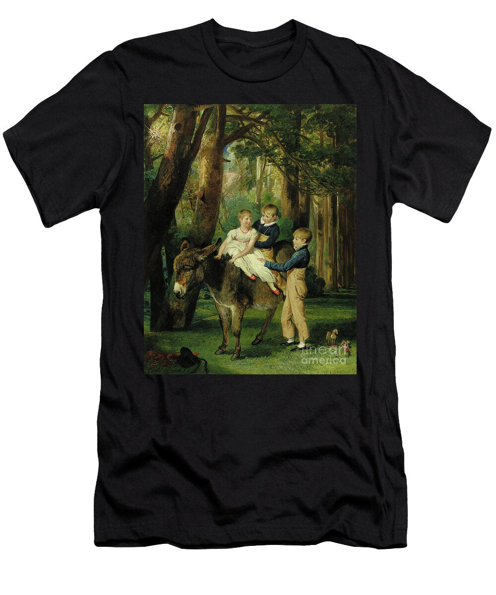 Group Portrait of John Theophilus and Frances Levett 1811 James Ward T-Shirt