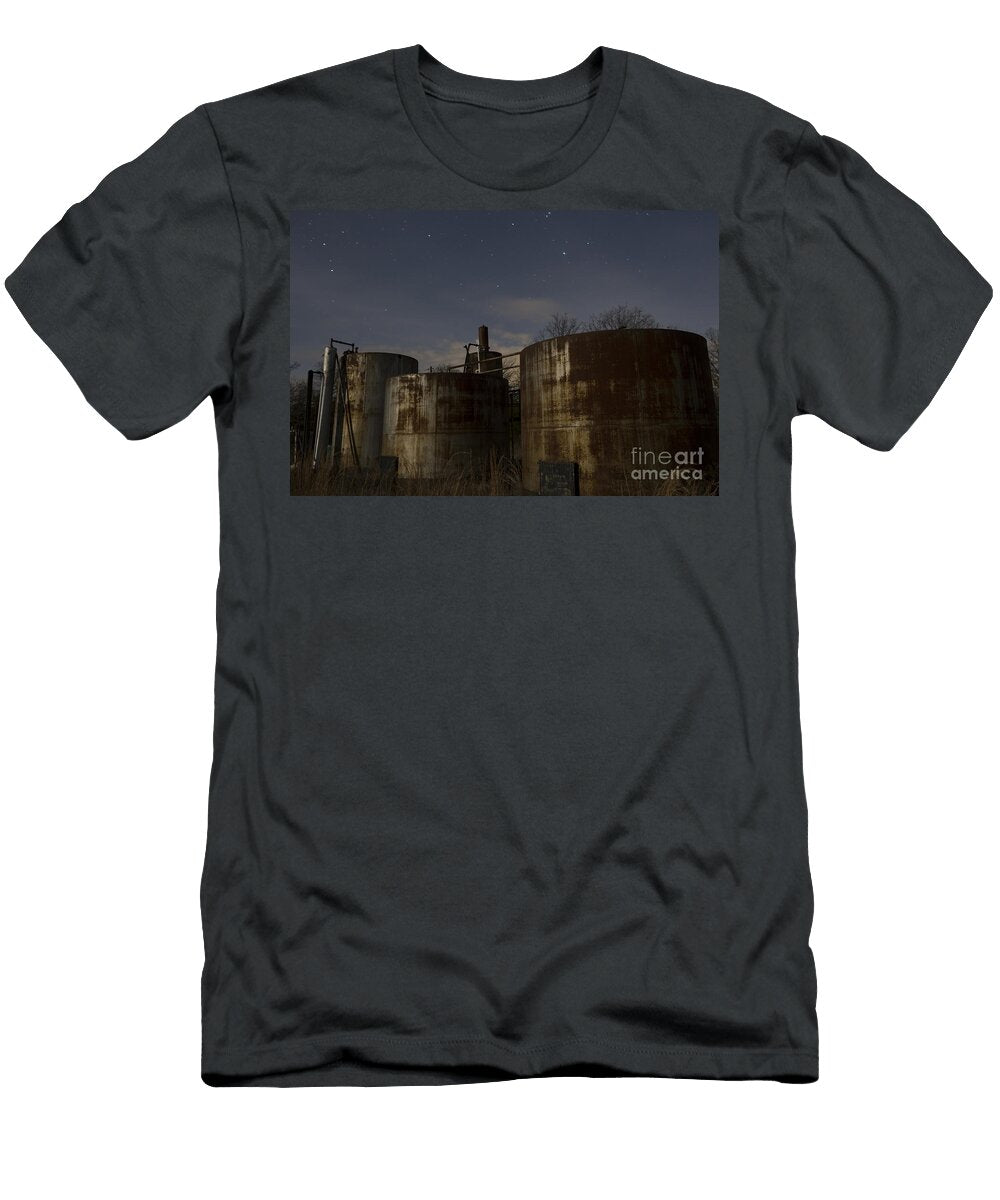 Rusty Oil Field Tanks Keith Kapple T-Shirt
