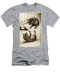 The Hedge Hog Was Engaged in a Fight with Another Hedge Hog Illustration for Lewis Carrolls Alices Adventures in Wonderland Peter Newell T-Shirt